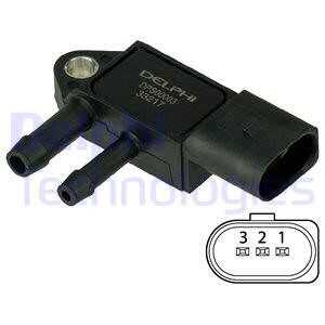 Sensor, avgastryck, audi,porsche,seat,skoda,vw, 059 906 051A, 07Z906051B, 95560615100, 95860615110