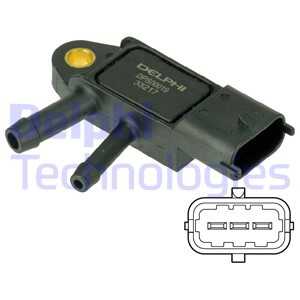 Sensor, avgastryck, ssangyong, 671 1590 058, A671 1590 058