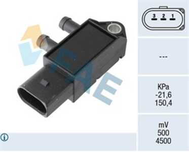 Sensor, avgastryck, vw arteon, passat alltrack b8 variant, tiguan, 03N 906 051 C