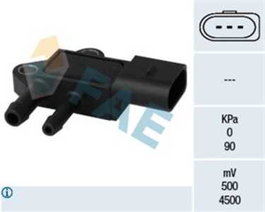 Sensor, avgastryck, audi,vw, 07Z 906 051 A, 07Z 906 051