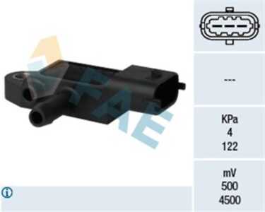 Sensor, avgastryck, fiat,ford,opel,saab,suzuki,vauxhall, 13800-T79J5, 18590-79J50, 18590-79J50-000, 18590-T79J5, 55198717, 8627