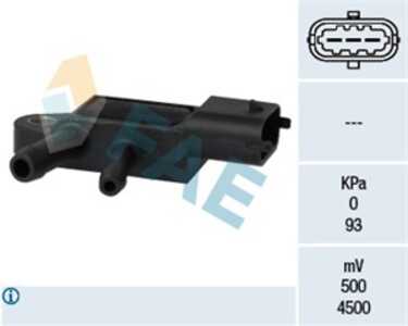 Sensor, avgastryck, alfa romeo,fiat,iveco,jeep,lancia,opel,saab,suzuki,vauxhall, 0862023, 18590-62M00, 18590-62M00-000, 18590-7