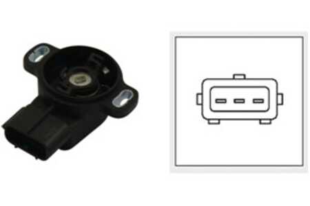 Sensor, gasspjäll, mazda 323 c v, 323 f v, 323 s v, mx-3, mx-5 i, xedos 6, JE5018911