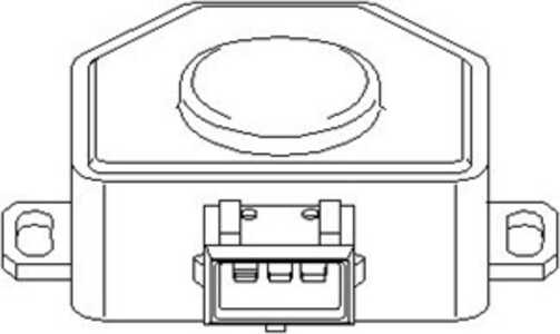 Sensor, gasspjäll, bmw 3 [e30], 3 cabriolet [e30], 5 [e28], 1 710 559, 1363 1 710 559