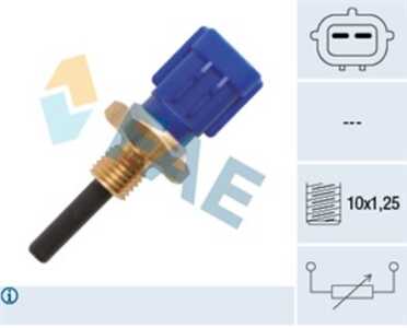 Sensor, insugslufttemperatur, Insugssidan, Nedre, mazda, AX-268, N3A1-18-845