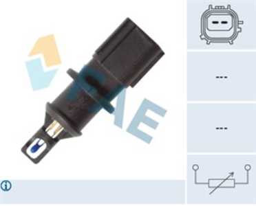 Sensor, insugslufttemperatur, chrysler,dodge,jeep, 04606487 AA, 04606487 AB, 104606487 AB, 25281-27000, 25281-27001, 25281-2701