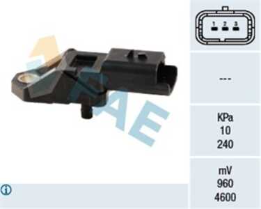 Sensor, insugstryck, Insugsgrenrör, citroën,fiat,ford,lancia,mazda,peugeot,toyota, 1333353, 1920 GH, 1920.GH, 2S6Q-12T551-AA, 9