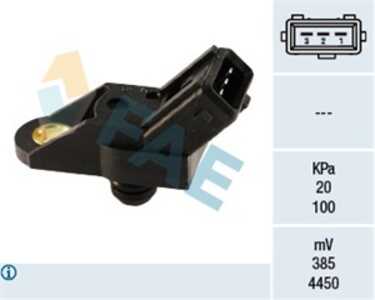 Sensor, insugstryck, citroën,fiat,lancia,peugeot,renault, 1920 0E, 1920 9H, 1920.0E, 96 18 261 580, 96 182 615, 96.182.615, 961