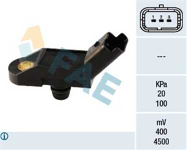 Sensor, insugstryck, citroën,fiat,lancia,peugeot,renault, 1716, 1920 1K, 1920 AN, 1920.1K, 1920.AN, 96 31 813 680, 96 318 136, 