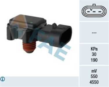 Sensor, insugstryck, opel,vauxhall, 1247049, 16235939, 6238166, 97180655, 98131026, AS-371