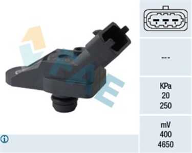 Sensor, insugstryck, opel,vauxhall, 46433053, 6238391, 6238412, 90541409