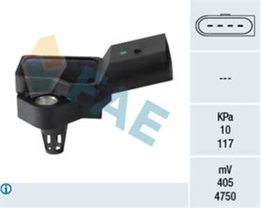 Sensor, insugstryck, audi a2, vw bora i, bora variant, golf iv, golf variant iv, 036 906 051 F