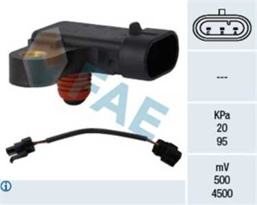 Sensor, insugstryck, chevrolet,daewoo,opel, 25184081, 48 03 550, 96330547, 96482570, AS-312