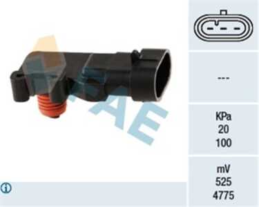 Sensor, insugstryck, chevrolet,daewoo,fiat,isuzu,opel,renault,saab, 1235046, 1247047, 12614970, 16212460, 16258659, 1714, 28074