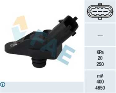 Sensor, insugstryck, alfa romeo,fiat,lancia,volvo, 3R23-9U434-AA, 46468682, 60814775, 9125462, AS-318, BAT6-S701A