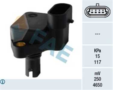 Sensor, insugstryck, ford fiesta iv, 1110963, YS6A-9F479-AA