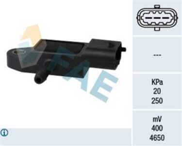 Sensor, insugstryck, dacia,nissan,opel,renault, 11H0286CP.01, 13 20 683, 1730, 18590-84A00-000, 18590-84A01, 22 36 572 66R, 223