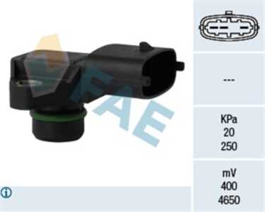 Sensor, insugstryck, hyundai santa fé i, trajet, 39200-27000, AS-462