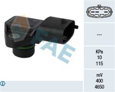 Sensor, insugstryck, hyundai,kia, 39300 38100, 39300 38200, 39300-38100, 39300-38200, AS-197