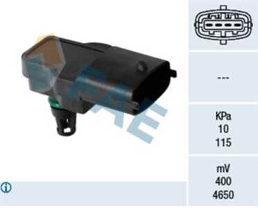 Sensor, insugstryck, fiat,jeep,lancia,proton, 02411082, 2411082, 3602035-37K, 55209037, 55219 296, 55219296, 5705 1520 99 08, 6