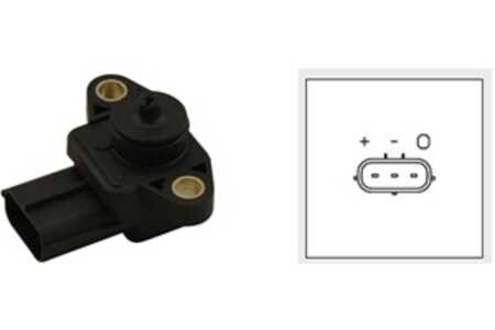 Sensor, insugstryck, fiat,suzuki, 1859072F20000, 1859072F21, 1859072F21000, E1T26571A