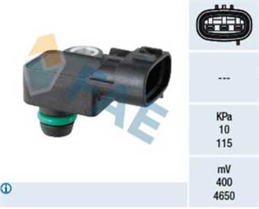 Sensor, insugstryck, opel agila, suzuki splash, swift iv, sx4 s-cross, vitara, 18590-58M00, 18590-62L00, 18590-67LA0, 18590-68K