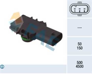 Sensor, insugstryck, audi,vw, 06E 906 052, 06K 906 052, 06L 906 052