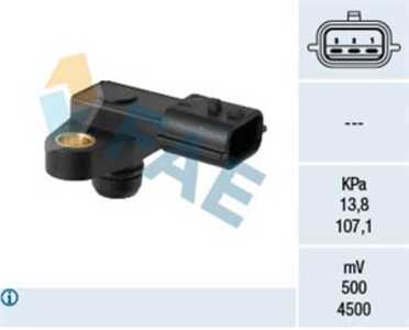 Sensor, insugstryck, infiniti ex, fx, qx56, nissan 370z coupé, 370z roadster, gt-r, micra iv, note, patrol vi, qashqai / qashqa