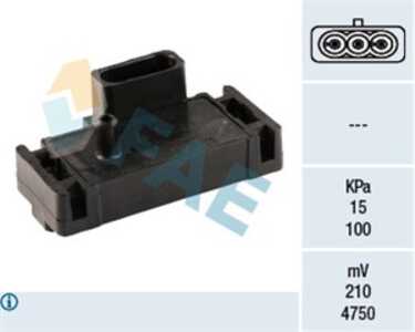 Sensor, insugstryck, alfa romeo,chevrolet,citroën,daewoo,fiat,ford,hyundai,jeep,kia,lancia,mercedes-benz,opel,peugeot,renault,v