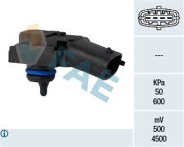 Sensor, insugstryck, volvo s60 i, v70 ii, 30650014, 30756098, 31272731, 8658536, 8699448, 86994480, AS-443