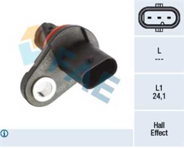 Sensor, kamaxelgivare, opel, 1249111, 25195555, 55565708, 6235751, PC-850