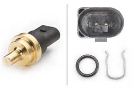 Sensor, kylvätsketemperatur, Bak, Fram, Nedre, Upptill, Vänster, audi,bentley,dodge,ford,jeep,mitsubishi,porsche,seat,skoda,vw,