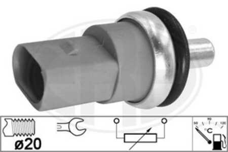 Sensor, kylvätsketemperatur, Bränsleledning, audi,chrysler,dodge,jeep,seat,skoda,vw, 038 906 081 B, 5033378AA, K5033378AA