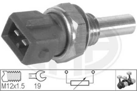 Sensor, kylvätsketemperatur, passar många modeller, 0242 46, 025 906 041, 0K737-18840, 125769, 13 38 444, 13 62 1 284 397, 13 6