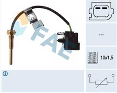 Sensor, kylvätsketemperatur, citroën,fiat,ford,jaguar,peugeot, 1071766, 1108931, 1121670, 1320256, 1338 F0, 1483838, 1557880, 1