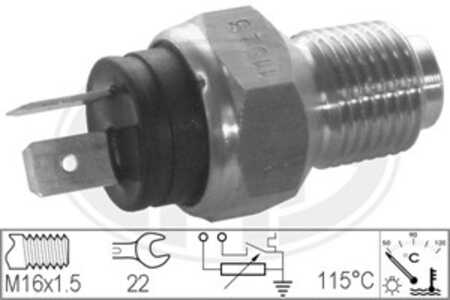 Sensor, kylvätsketemperatur, fiat,lancia, 4824207, 504128963, 5969930, 7762302