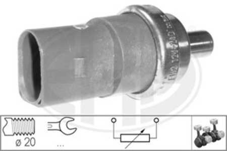 Sensor, kylvätsketemperatur, audi,bentley,dodge,ford,jeep,mercedes-benz,mitsubishi,porsche,seat,skoda,vw, 013 542 78 17, 06A 91