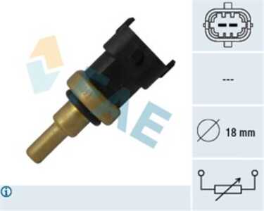 Sensor, kylvätsketemperatur, alfa romeo,chevrolet,citroën,fiat,ford,jeep,lancia,opel,peugeot,suzuki,vauxhall, 1338 G9, 1338.G9,