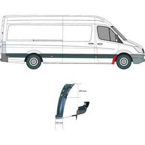 Skärm, Höger fram, mercedes-benz,vw, 2E0 821 102, 906 630 2107, A 906 630 2107, A906 630 2107