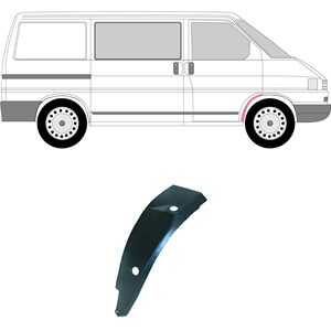 Skärm, Höger fram, vw transporter t4 buss, transporter t4 flak/chassi, transporter t4 skåp