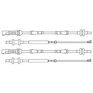 Slitvarnarsats, bromsbelägg, Bakaxel, bmw 7 [f01, f02, f03, f04], 3435 6791 960