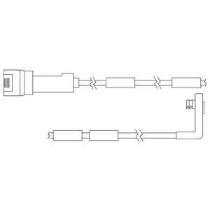 Slitvarnarsats, bromsbelägg, Framaxel, opel monza a, omega a, omega a kombi, senator b, 1238409, 90343961