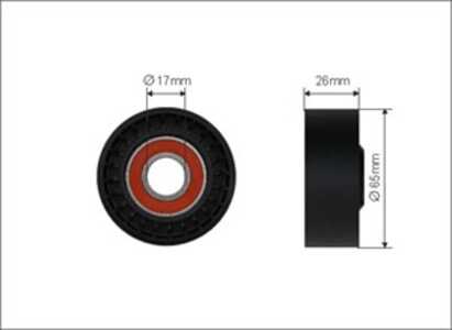 Spännrulle, Drivrem, nissan,renault, 1195500QAG, 11955-00QAG, 11955BN701, 11955-BN701, 11955BN703, 11955-BN703, 82 00 048 486, 