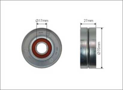 Spännrulle, Drivrem, nissan,renault, 11 95 5JD 20A, 11 95 5JD 21A, 11955EE50B, 11955-EE50B, 11955ET00A, 11955-ET00A, 11955JD20A