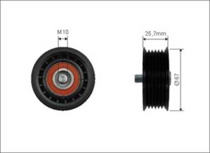 Spännrulle, Drivrem, audi,skoda,vw, 022 145 299 C, 022 145 299 H, 022 145 299 L, 022145299C, 022145299H, 022145299L