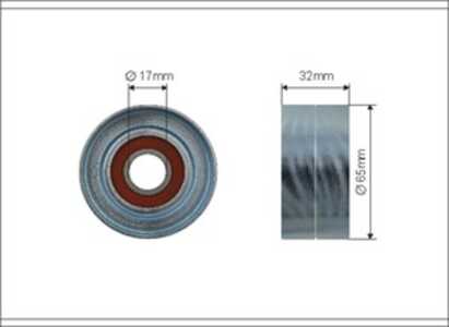 Spännrulle, Drivrem, mercedes-benz, 642 200 04 70, 642 200 14 70, 6422000470, 6422001470, A 642 200 04 70, A 642 200 14 70, A64