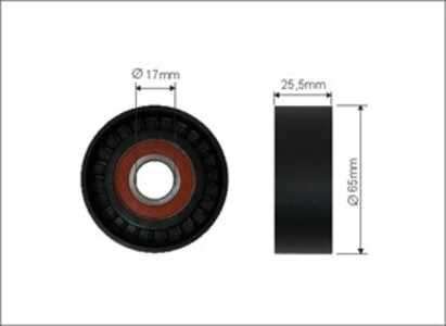 Spännrulle, Drivrem, citroën c2, c3 i, 5751.E0, 5751.E1, 5751.H2, 5751E0, 5751E1, 5751H2, 96 561 502 80, 96561502, 9656150280