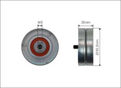 Spännrulle, Drivrem, citroën,fiat,lancia,peugeot,renault, 5751.77, 5751.A9, 575177, 5751A9, 96 28 949 180, 96 35 966 680, 96 35