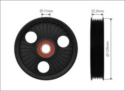 Spännrulle, Drivrem, citroën,fiat,peugeot, 5706.L7, 5706L7, 9654954880