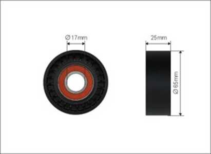 Spännrulle, Drivrem, citroën,fiat,opel,peugeot, 12 04 185, 12 04 302, 1204185, 1204302, 16 099 740 80, 16 099 760 80, 16 114 24